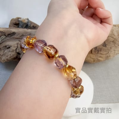 貴人財富-《高品紫黃水晶珍藏級手鍊》6