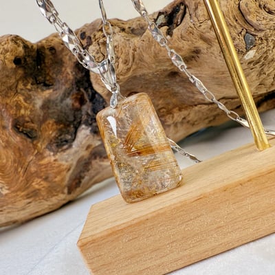 健康/招財-《原礦紅銅鈦項鍊》32