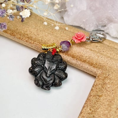 招財/擋煞/防小人-《黑曜九尾狐吊飾》2