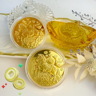 招財/錢母/金幣-《馬年錢母紀念幣開運套組》5