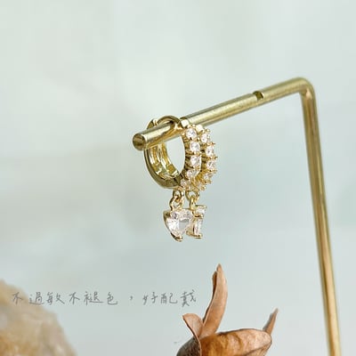 不過敏-《鑲鑽愛心墜耳環》4