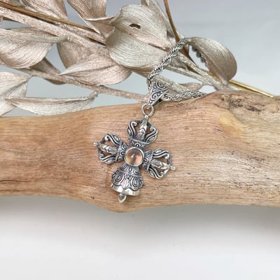 靈性/直覺-《馬島彩色月光十字金剛項鍊》4