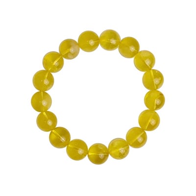 辟邪去災/招財納福-《11mm金絞蜜琥珀手珠》1