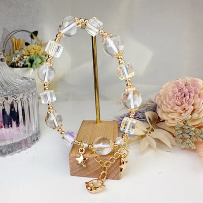 消除負能量/平衡磁場-《太空星辰白水晶手鍊》3