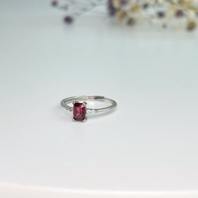 方形石榴石戒指6