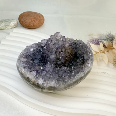 聚財聚氣/水晶能量-《原礦仙人掌紫晶鎮》5