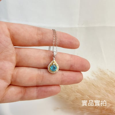 藍色精靈/激發靈感-《藍磷灰石輕珠寶項鍊》7