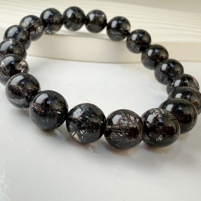 擋煞避邪/防小人-《星點黑髮晶珍藏級手鍊》5