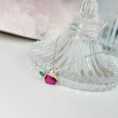 兔子蘿蔔可愛碧璽項鍊6