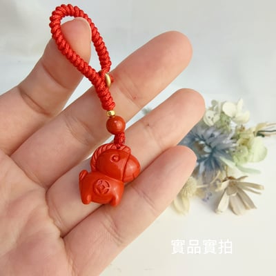 平安/開運/本命年-《馬上有錢硃砂吊飾》5