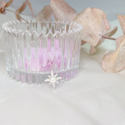 珠寶天然珍珠-《星辰光芒 珍珠項鍊》1