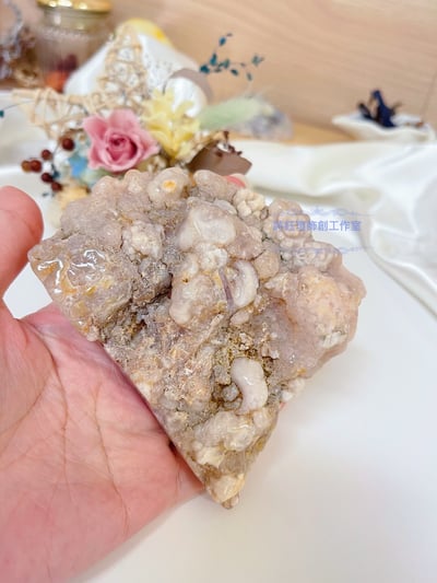 櫻花瑪瑙帶皮帶紫原礦片2