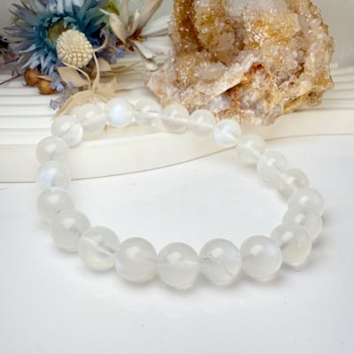 正能量/安穩平靜-《9mm藍韻白月光石手鍊》3