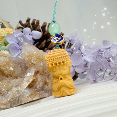 質感精品-《黃楊木媽祖平安吊飾》4
