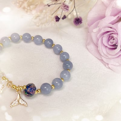 創造力/清晰思路-《海洋傳說海藍寶水晶手鍊》3