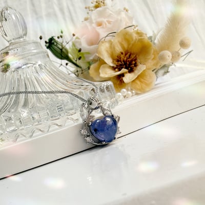 運氣爆棚/和諧能量-《丹泉石愛心珠寶項鍊》6