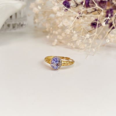 丹泉石金銀雙色戒指6