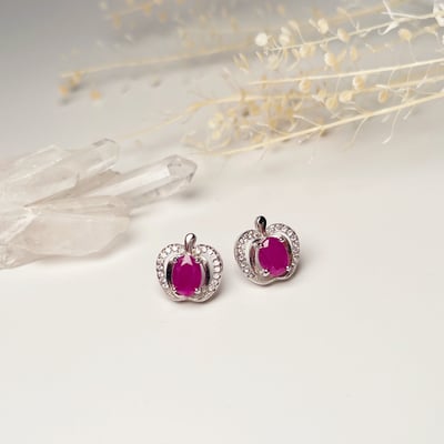 輕奢珠寶紅寶耳環4
