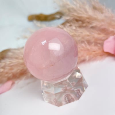 心輪/療癒/人緣-《芙蓉粉晶球擺件》22