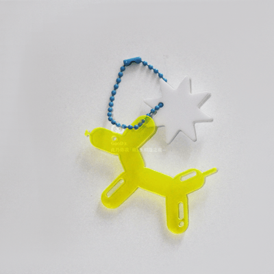 氣球狗吊飾 鑰匙扣 鑰匙圈 壓克力 小狗 包包掛飾 裝飾 創意 掛件 透明 童趣 文創 手作DIY 客製化10