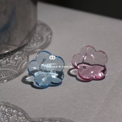 梅花耳環 S925純銀 銀針 花朵系列 壓克力 耳針 耳釘 耳環 裝飾 精緻 創意 簡約 少女心 改耳夾4