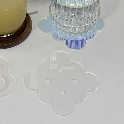 九宮格 壓克力杯墊 虹彩 拍照道具 餐廚用品 居家 家具 裝飾 擺飾 擺件 造型杯墊 文創商品 手做 DIY7