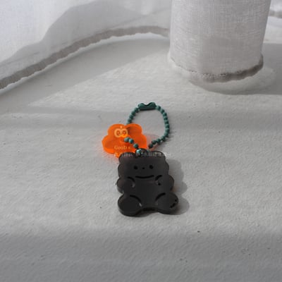 小熊軟糖吊飾 花朵 壓克力吊飾 鑰匙圈 文具 掛飾 配件 擺設 可愛小物 居家生活 裝飾 手作DIY 繽紛6