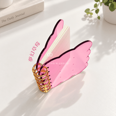 六孔冊封面 夾心餅乾 壓克力封面 活頁本 存錢本 手帳 筆記本 書封 透明 文具 內頁紙 日記本8