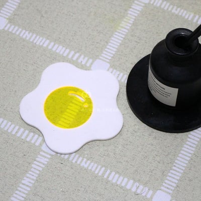 荷包蛋杯墊 壓克力 拍照道具 攝影 餐廚用品 居家 家具 裝飾 擺飾 擺件 咖啡廳 造型杯墊 文創商品 手作7
