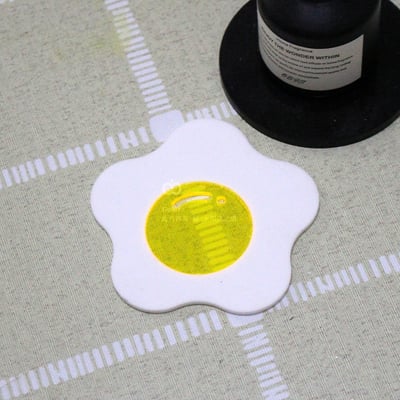 荷包蛋杯墊 壓克力 拍照道具 攝影 餐廚用品 居家 家具 裝飾 擺飾 擺件 咖啡廳 造型杯墊 文創商品 手作9