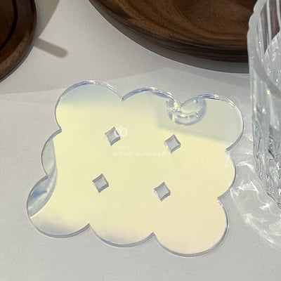 九宮格 壓克力杯墊 虹彩 拍照道具 餐廚用品 居家 家具 裝飾 擺飾 擺件 造型杯墊 文創商品 手做 DIY5