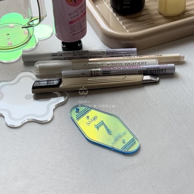 幸運數字 飯店卡吊飾 鑰匙圈 虹彩 生日月 掛飾 擺設 裝飾 掛件 拍照攝影 道具 手作DIY 送禮 祝福3