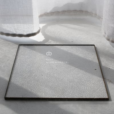 波紋杯墊 毛玻璃 壓克力 拍照道具 水波紋 透明 居家 家具 擺飾 擺件 攝影 金銀邊 造型杯墊 文創商品5