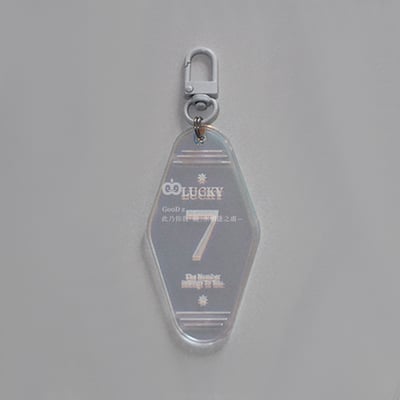 幸運數字 飯店卡吊飾 鑰匙圈 虹彩 生日月 掛飾 擺設 裝飾 掛件 拍照攝影 道具 手作DIY 送禮 祝福16