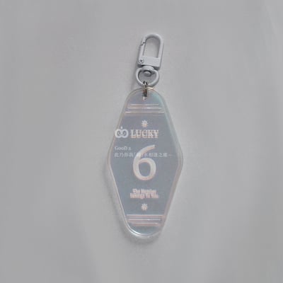 幸運數字 飯店卡吊飾 鑰匙圈 虹彩 生日月 掛飾 擺設 裝飾 掛件 拍照攝影 道具 手作DIY 送禮 祝福15