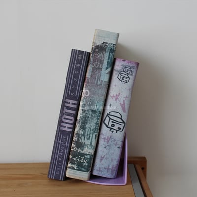 壓克力書架 L型 書檔板 立架 半圓形 文具 辦公用品 拍照道具 裝飾 擺飾 擺件 文創 家具 手做 DIY6