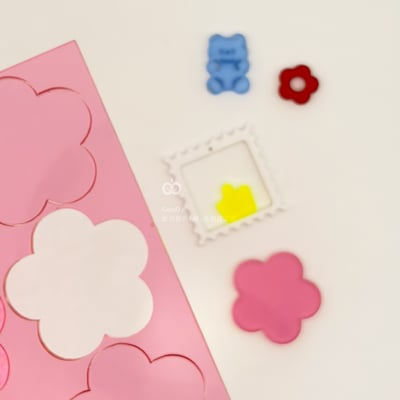 拼板雷雕 | 一片切割 彩色壓克力 雷切 雷射切割1