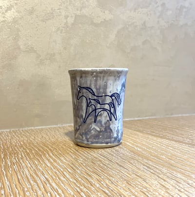 大堀相馬燒 京月窯 堆疊茶杯一組3