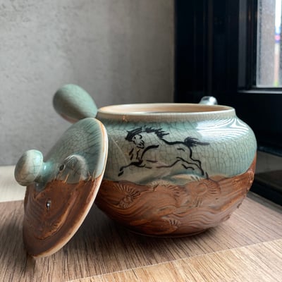 大堀相馬燒 京月窯 茶悠破釜3