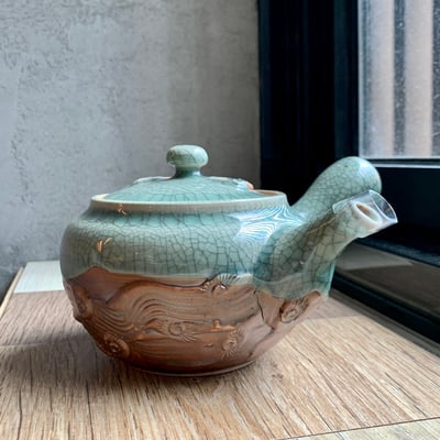 大堀相馬燒 京月窯 茶悠破釜1