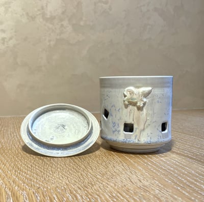 大堀相馬燒 京月窯 紫彩系列 蓋付二重茶杯組（兩入）2