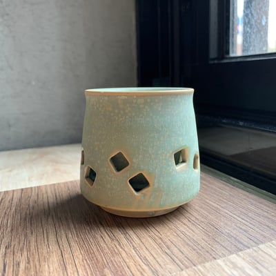 大堀相馬燒 京月窯 藍洞茶杯 (單個)5