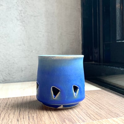大堀相馬燒 京月窯 藍瓷洞之美 (單個)1