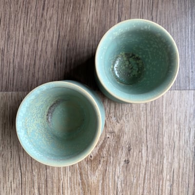 大堀相馬燒 京月窯 藍洞茶杯 (單個)3