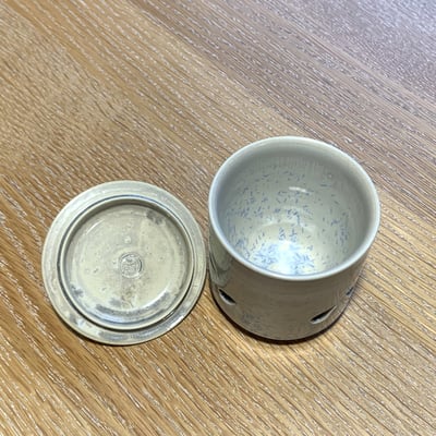 大堀相馬燒 京月窯 紫彩系列 蓋付二重茶杯組（兩入）5