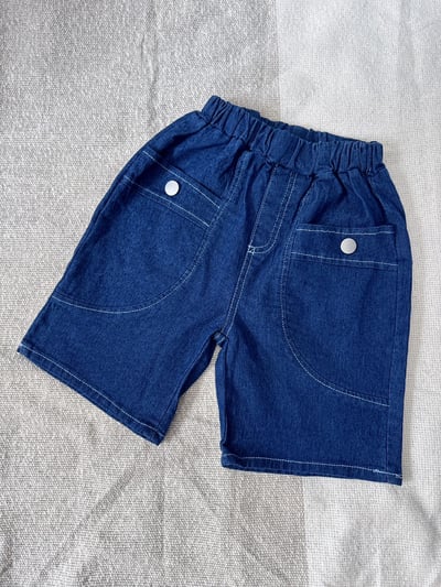 【POCKET DENIM｜雙大口袋造型藍牛仔｜短褲】2