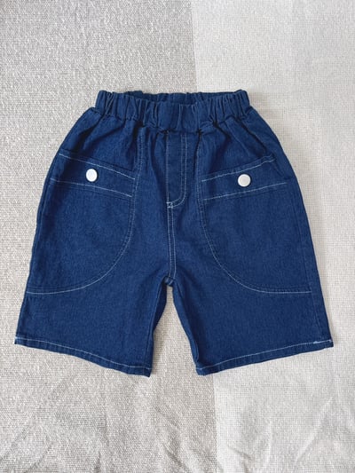 【POCKET DENIM｜雙大口袋造型藍牛仔｜短褲】1