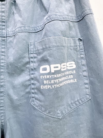 【Denim casual輕薄款丹寧簡單印字｜短褲】5