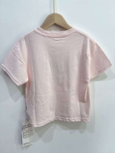 【BEAR DOG CAT｜毛絨立體熊粉色｜短T】2