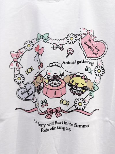【Sanrio Party 甜美日系卡通｜短T】4